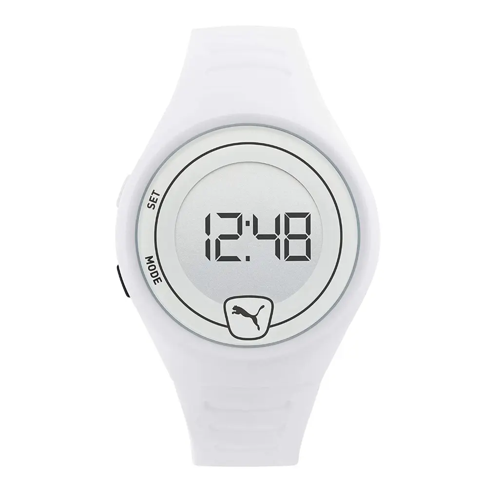 PUMA REMIX-P5027 Silicone White Digital Watch