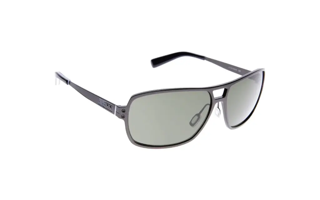 NIKE Sunglasses black metal frame and lenses, offering full UV protection