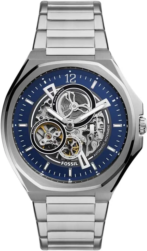 FOSSIL Evanston Blue Dial Watch-BQ2620