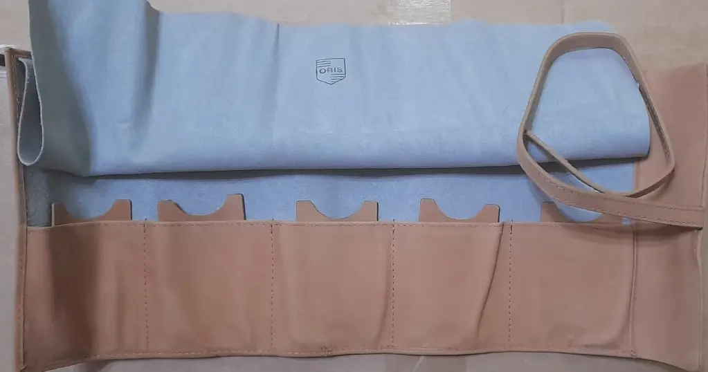 Oris Watch Travel Case, Holder, Roll Leather with box