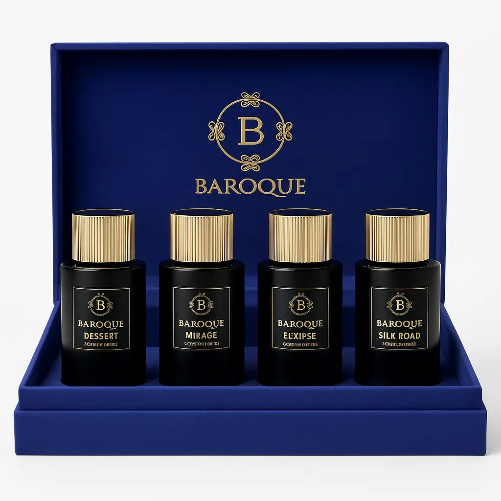 معطر الجسم باروك (4 قطع × 110 مل)