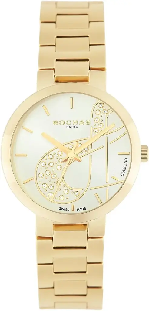 ROCHAS Paris Ladies Swiss Watch Diamonds RWFF1942