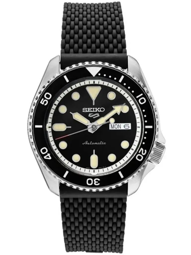 SEIKO 5 Automatic Balck Dial Watch SRPD95