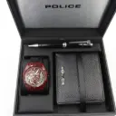 POLICE MAN WATCH+WALLET+PEN (3 PIC SET) 