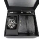 POLICE MAN WATCH+WALLET+PEN (3 PIC SET)   