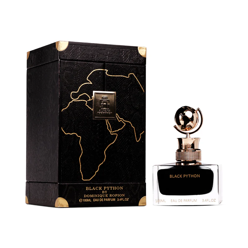 [6290360541143] عطر أورورا بلاك بايثون او دي بارفان 100  مل