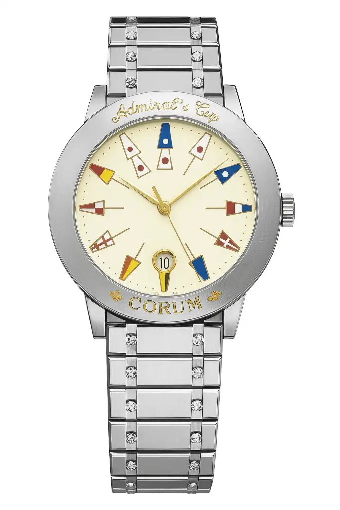 CORUM Stainless Steel Men's Wristwatch 34 mm