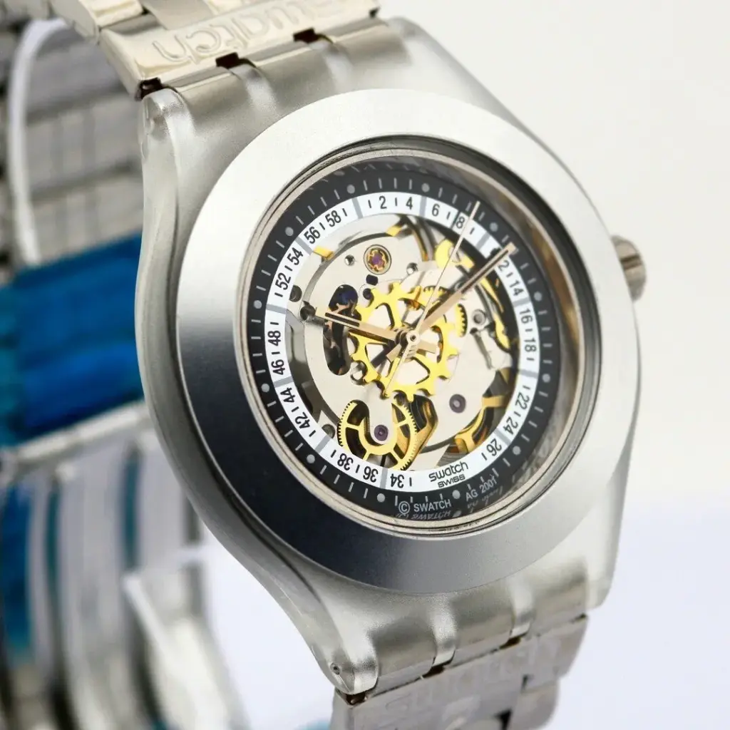 SWATCH IRONY AUTOMATIC SKELETON AG 2001