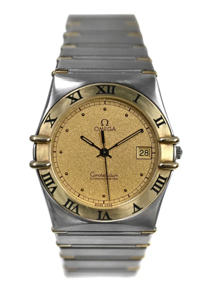 OMEGA luxury classic two-tone gold and stainless-steel