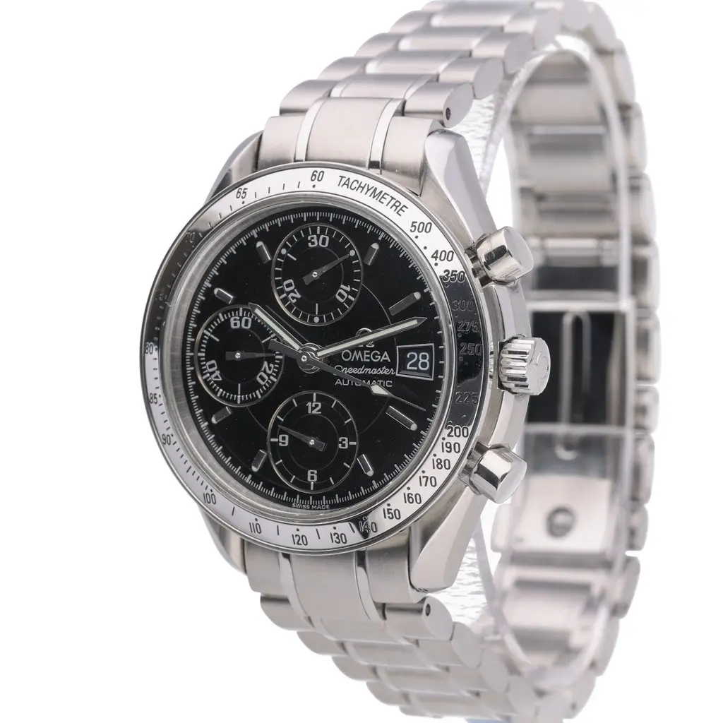 OMEGA Luxury stainless-steel chronograph watch