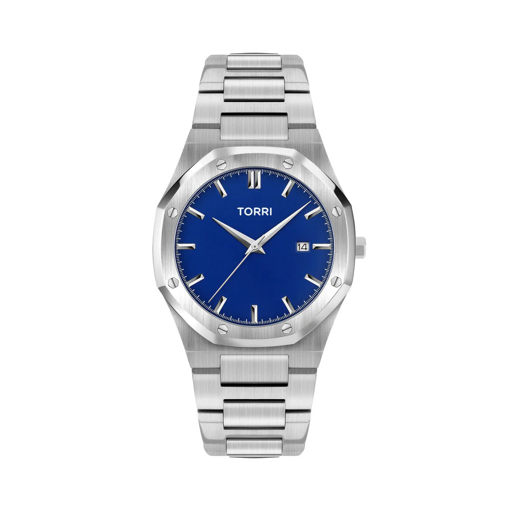 TORRI Men Giovani Silver Watch
