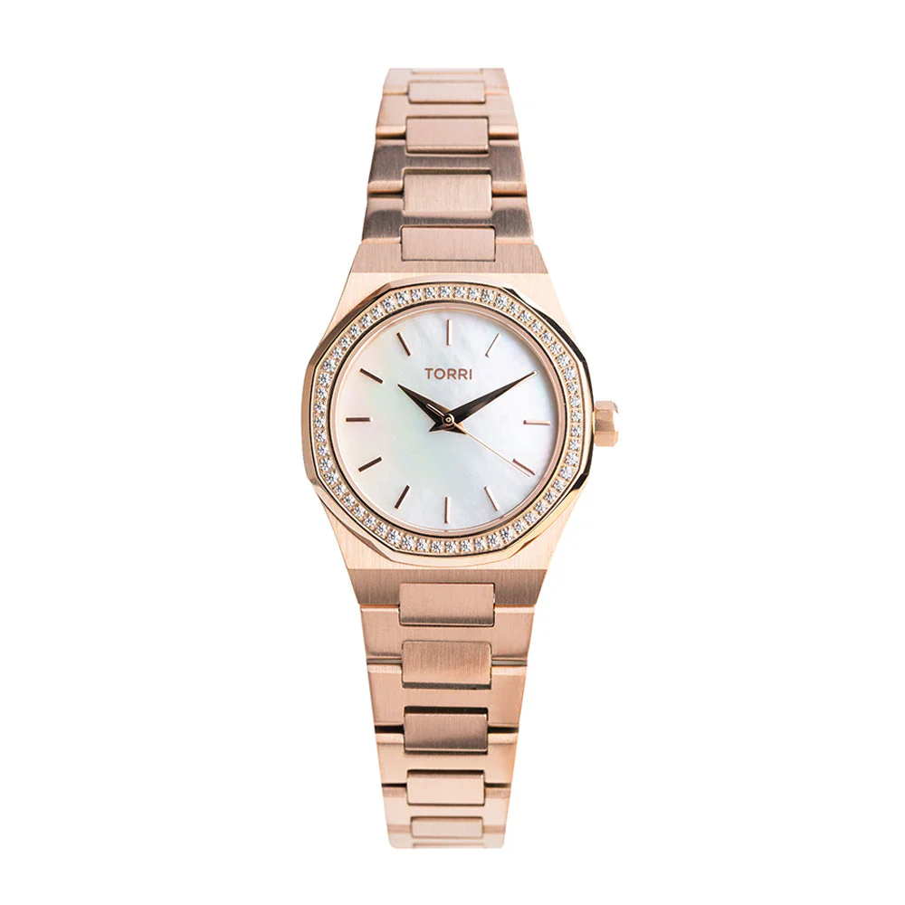 TORRI Women Matteo Rose Gold Watch