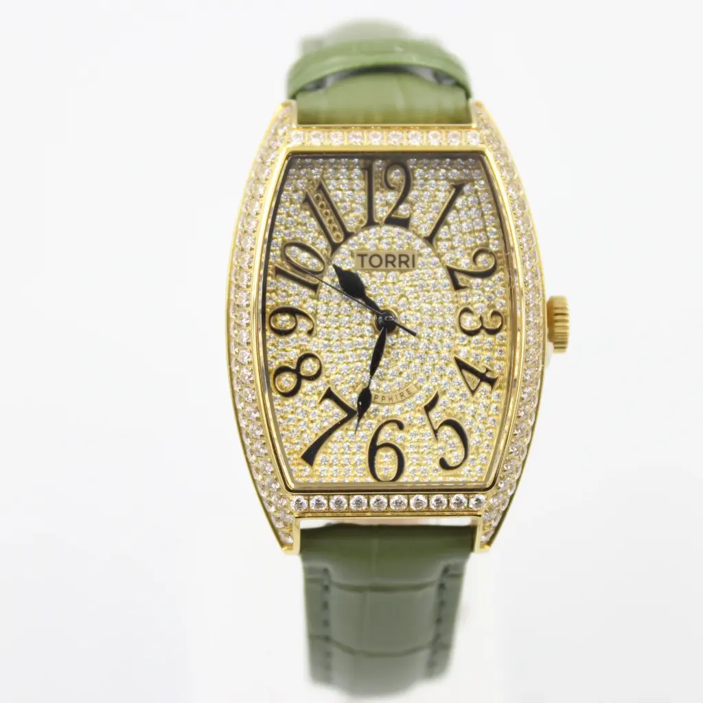 TORRI Women Gold Dial Watch