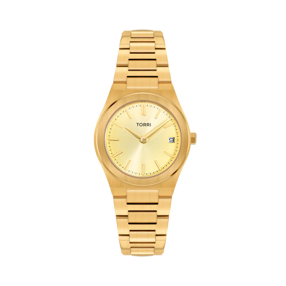 TORRI Women Angelo Golden Watch
