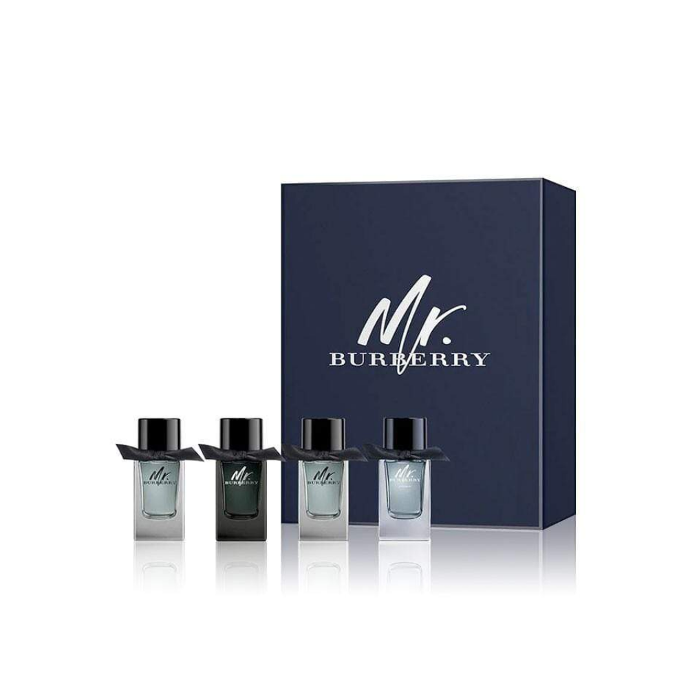 BURBERRY MR BURBERRY MINIATURE COLLECTION 4 PCS SET