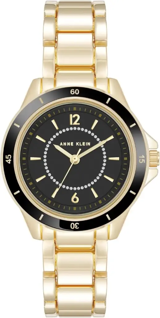 ANNE KLEIN WOMEN'S Glitter Accented Bracelet Watch