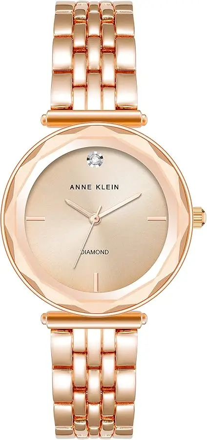 Anne Klein  Women's Genuine Diamond Dial Bracelet