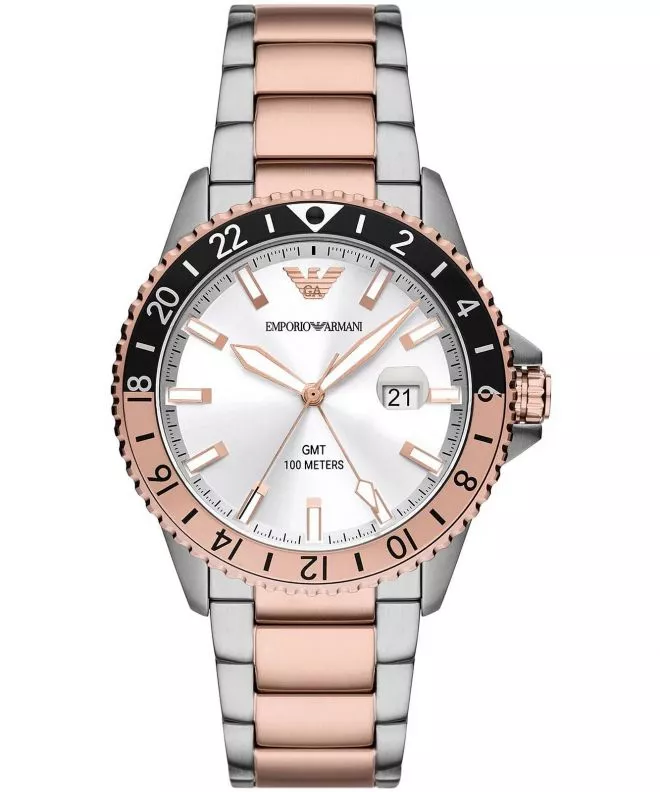 [AR11591] Emporio Armani GMT Dual Time Men's Watch AR11591