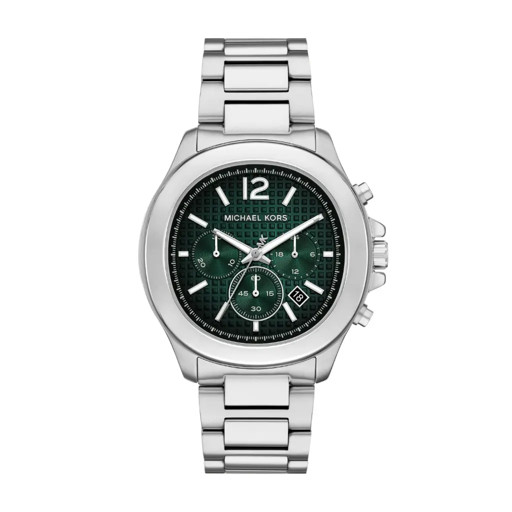 Michael Kors Chrono Stainless Steel Green Men's Watch 