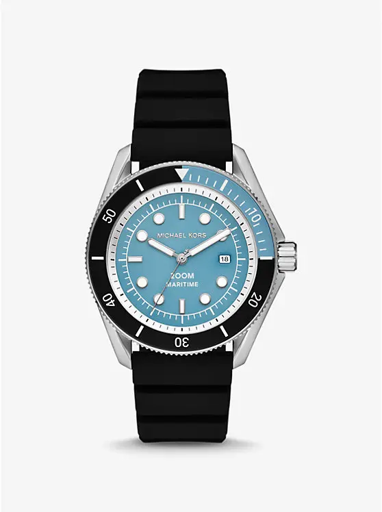 Michael Kors Oversized Maritime Silicone Watch