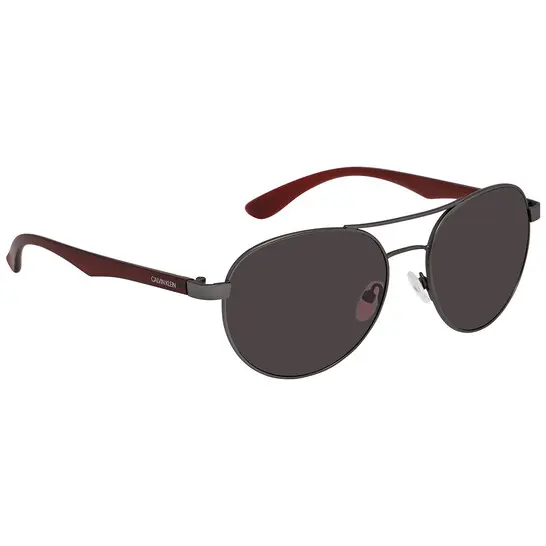 Calvin Klein Fashion Grey Pilot Ladies Sunglasses