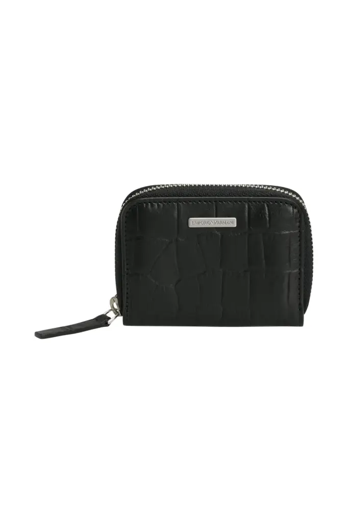 EMPORIO ARMANI Black Wallet