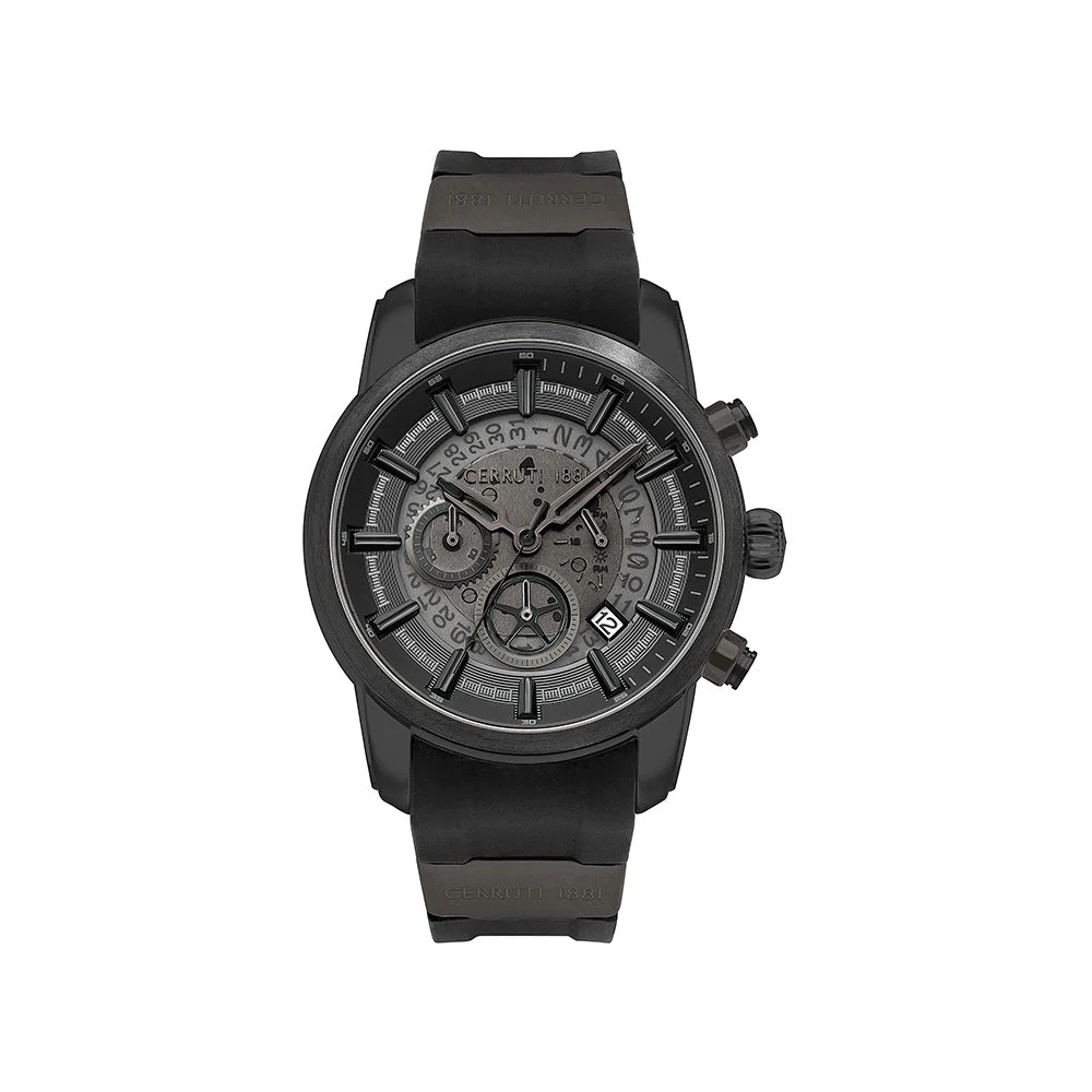 Cerruti 1881 Tesero Men's Black Analog Watch