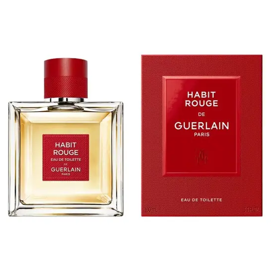 Guerlain Men's Habit Rouge EDT Perfume 100 ML