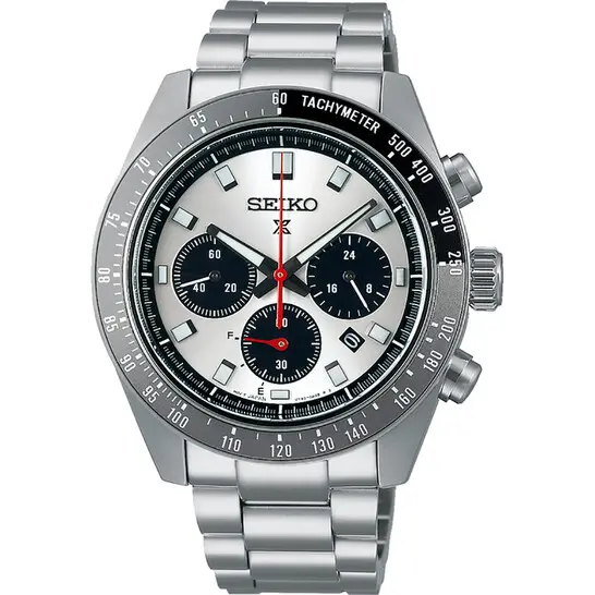 Seiko Prospex Speedtimer Chronograph Silver Dial Watch
