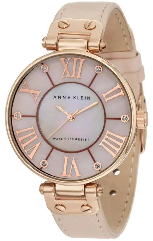 Anne Klein Leather Ladies Watch 10-9918RGLP