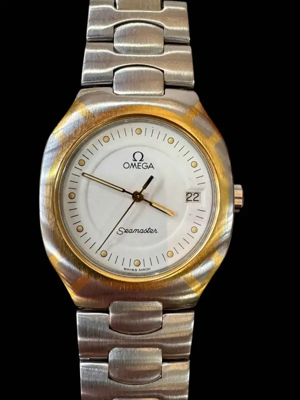 OMEGA Seamaster Two Tone Watch 