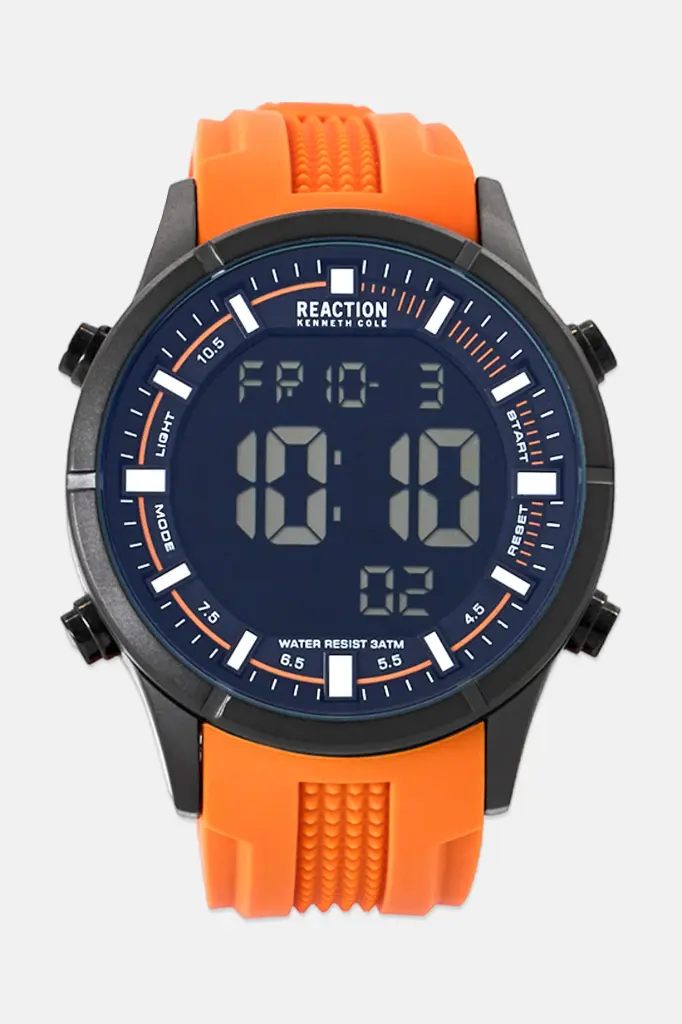 KENNETH COLE MEN'S SILICONE WATCH