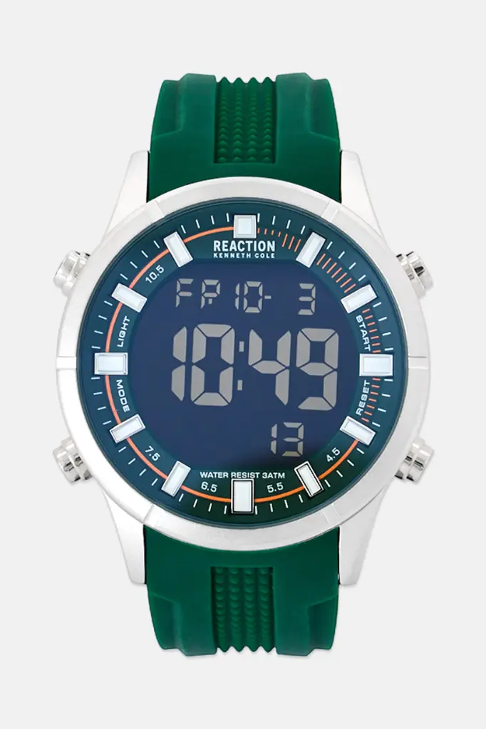 KENNETH COLE MEN'S SILICONE WATCH