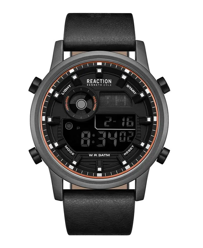 [KRWGD7007702] KENNETH COLE MEN'S LEATHER WATCH