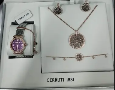 CERRUTI (W) WCH+ NKL+ERG+BRT GIFT SET