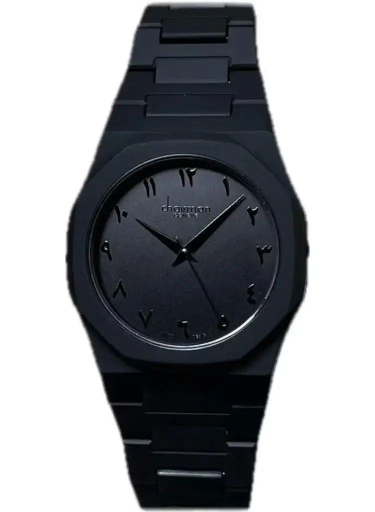 Chairman Geneve Dial Black Poly Carbon Gents Watch   