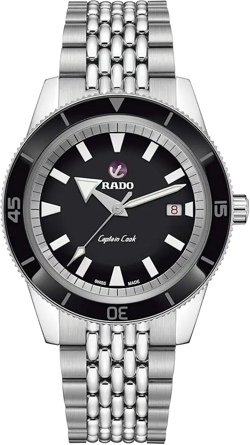 Rado Captain Cook Automatic Black Dial Men's Watch