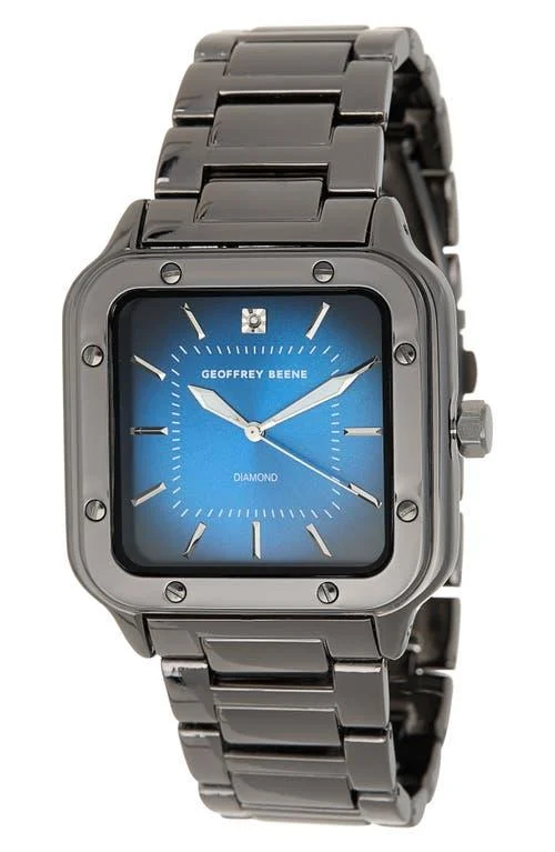 Geoffrey Beene®Diamond Bracelet Watch, 41Mm 