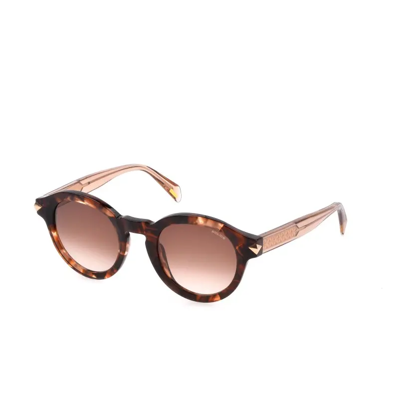 POLICE SPLF31 Dawn 3 02AD Glossy Light Havana | Sunglasses