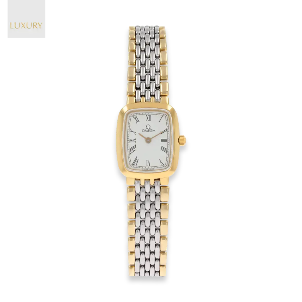 Omega Mini Oval Steel Watch 