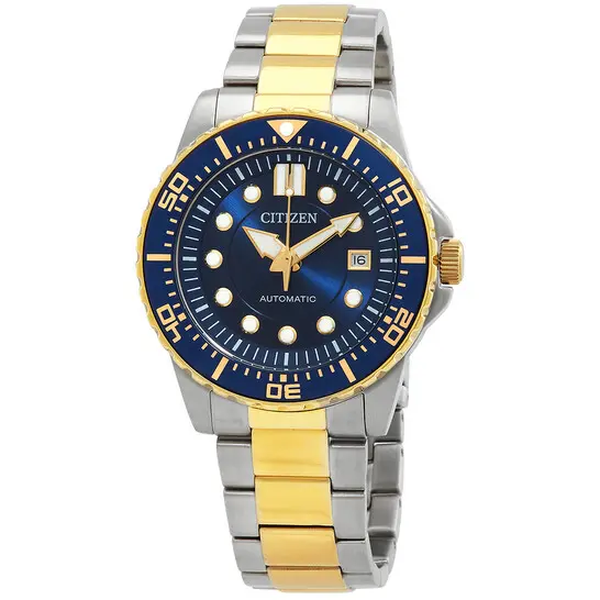 Citizen Automatic Blue Dial Two-Tone Men's Watch