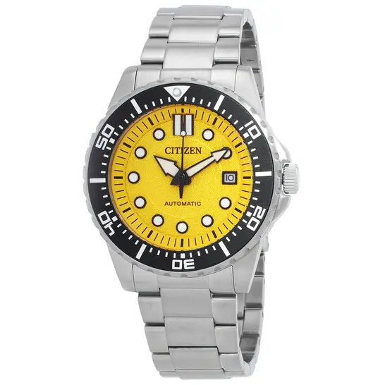 Citizen Automatic Yellow Dial Men's Watch