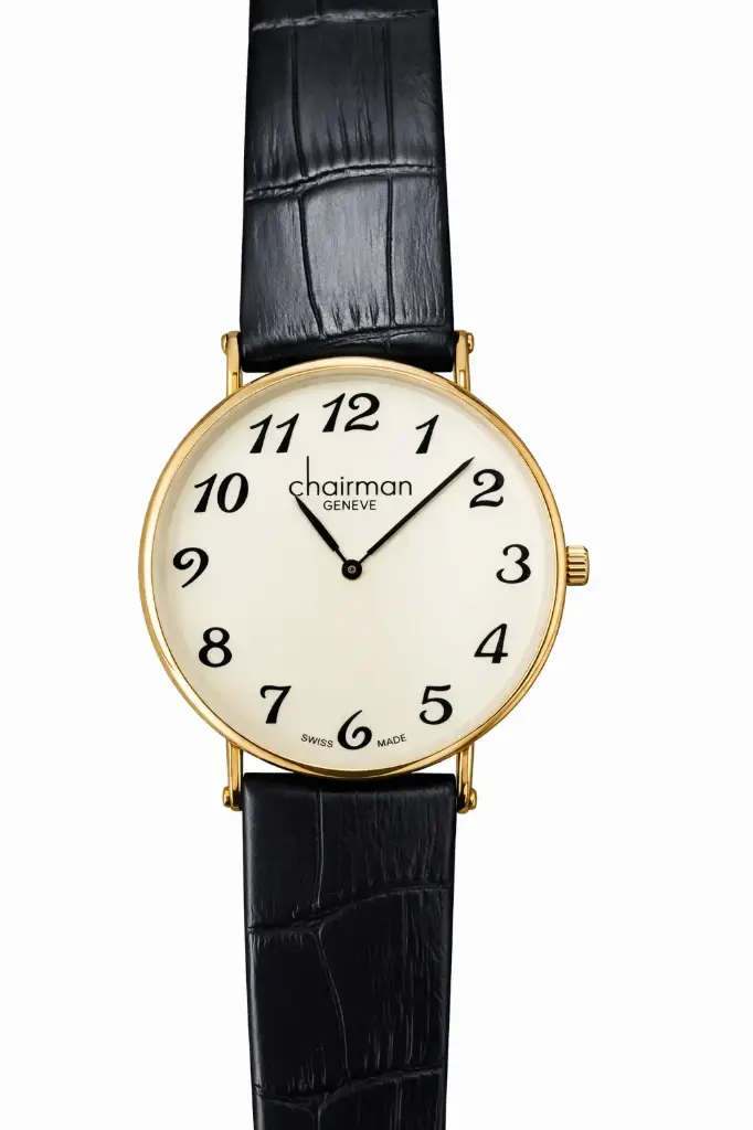 Chairman Geneve Leather Watch 