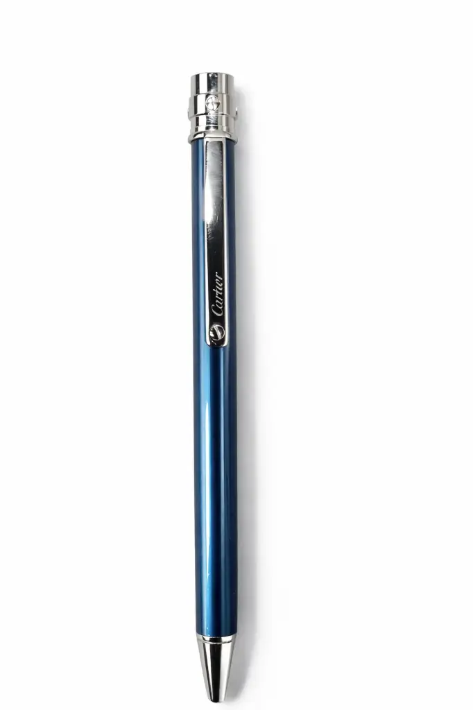 CARTIER BLUE VINTAGE PEN