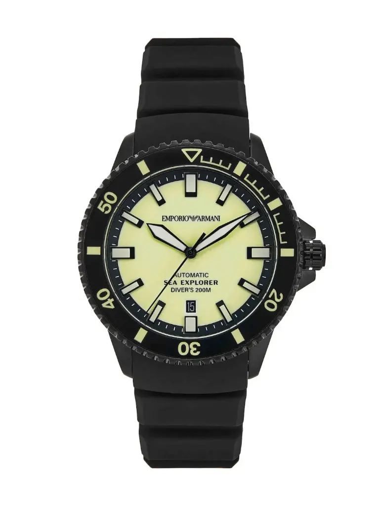 Emporio Armani Sea Explorer Automatic Silicone Man's Watch