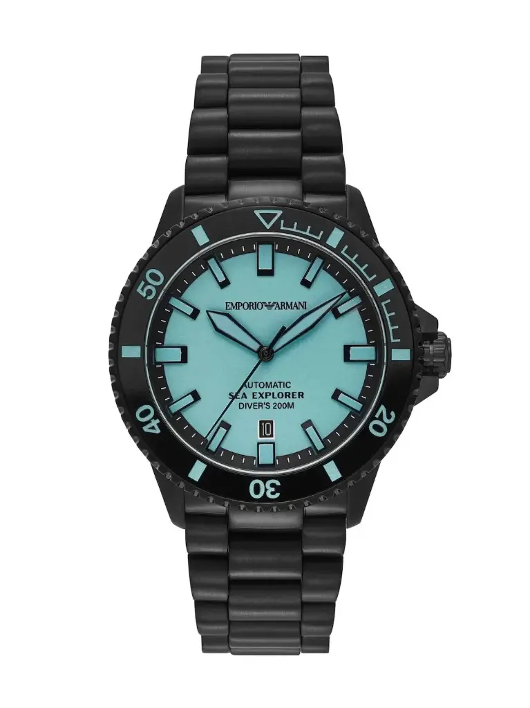 Emporio Armani Sea Explorer Automatic Ice Bule Dial Watch