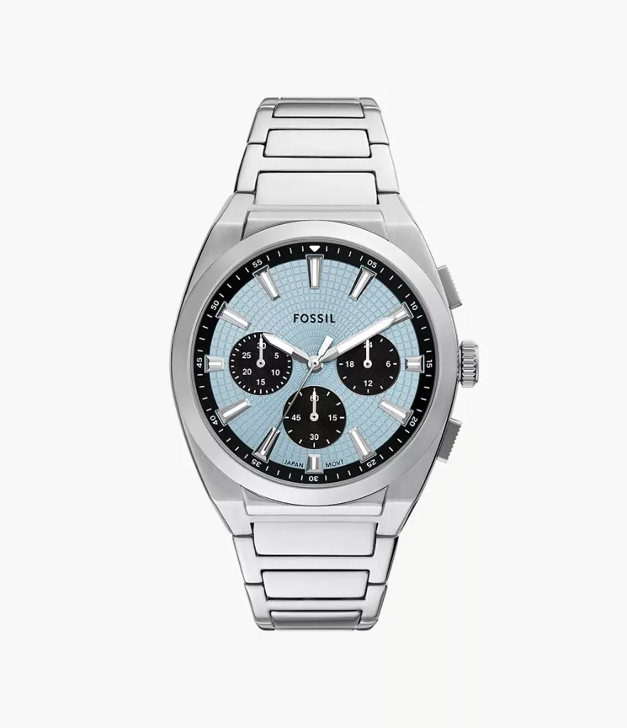 Fossil Everett Chronograph Stainless Steel Watch