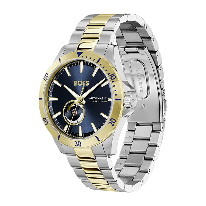 Hugo Boss Troper Automatic Blue Dial Watch  