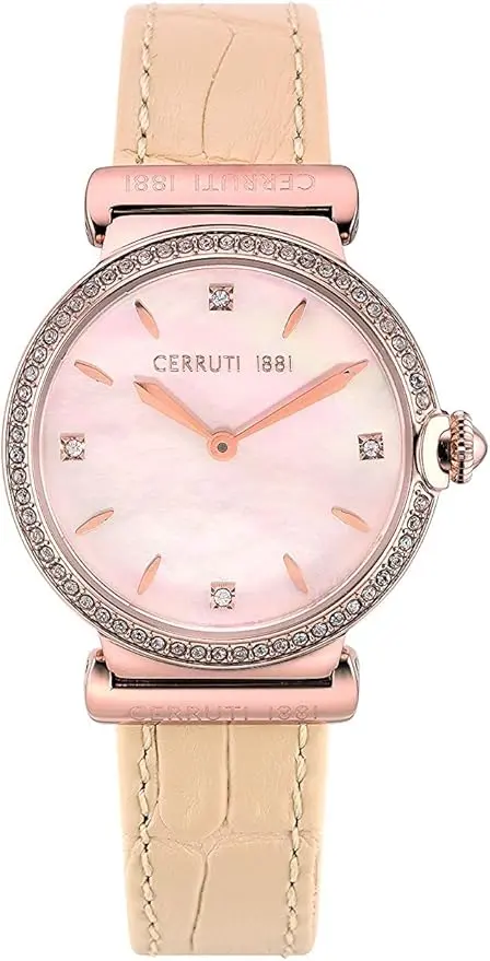 CERRUTI 1881 Womens Quartz Analogue Leather Watch