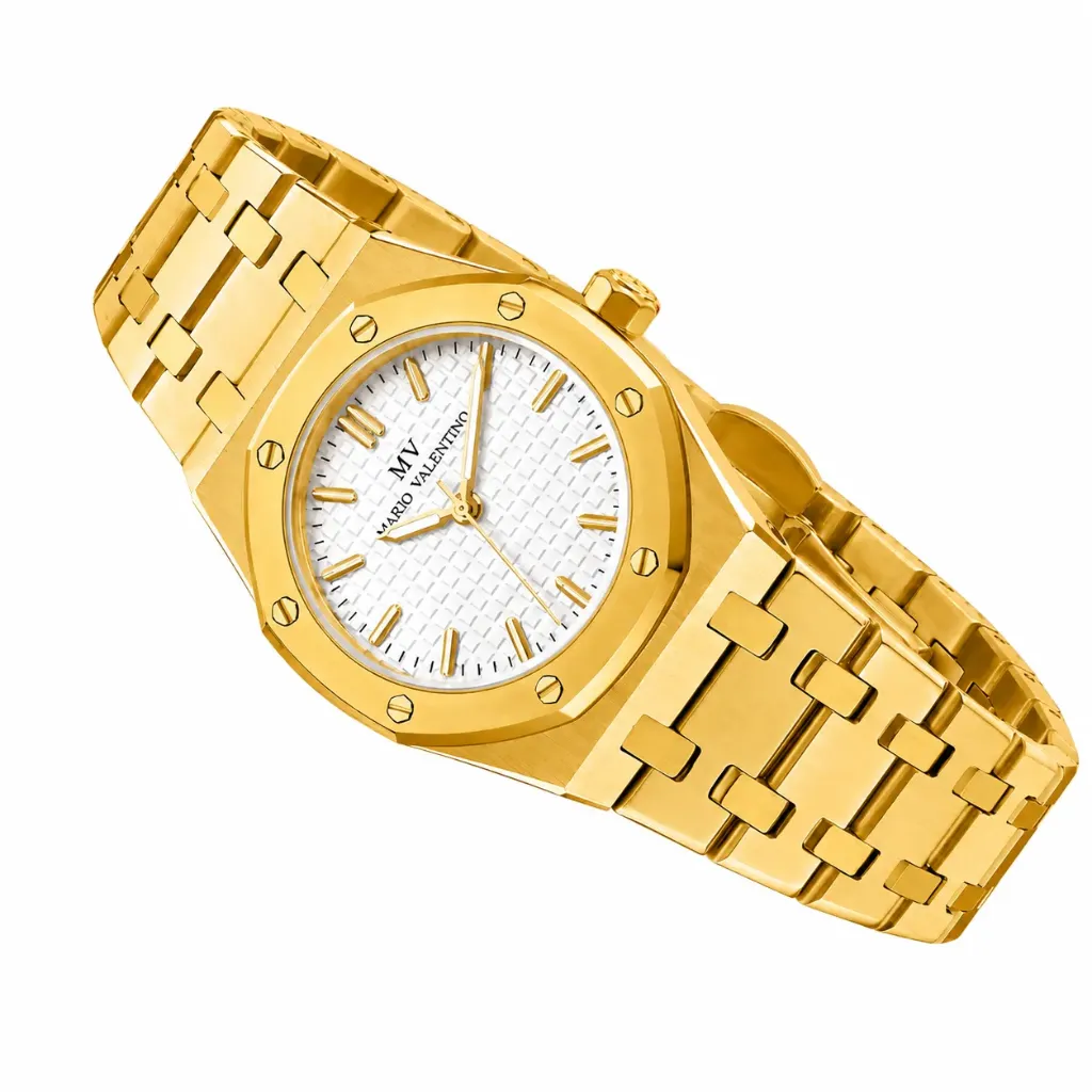 [MV6565L] MATIO VALENTINO (W) WATCH FULL GOLD WHITE DIAL
